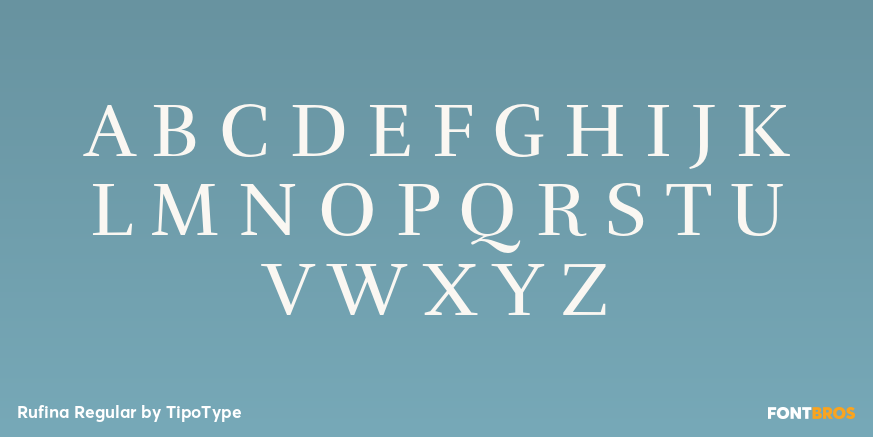 Rufina Regular Font Poster #1