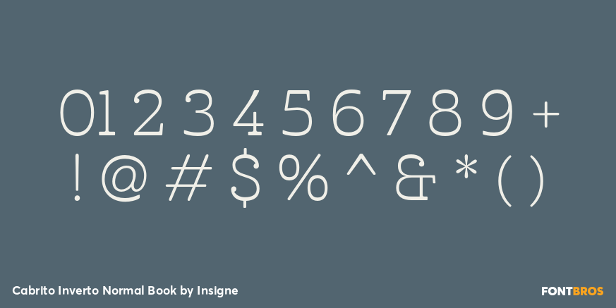 Cabrito Inverto Normal Book Font Poster #4