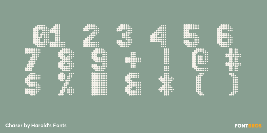 Chaser Font Poster #4