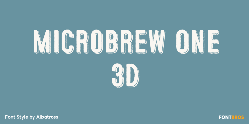 Microbrew One 3D Poster