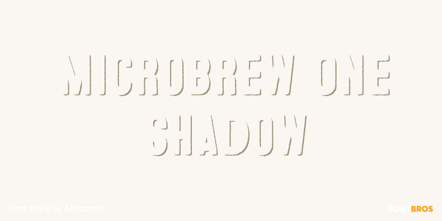 Microbrew One Shadow Poster