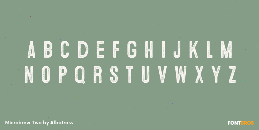 Microbrew Two Font Poster #3