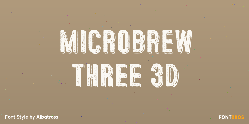 Microbrew Three 3D Poster