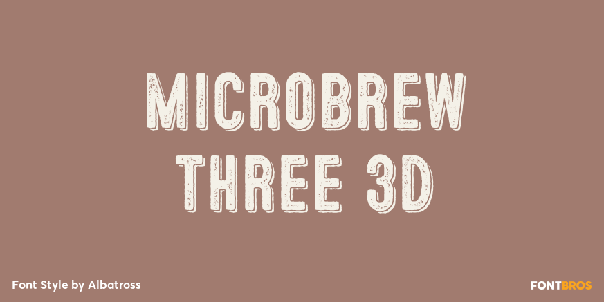 Microbrew Three 3D Poster