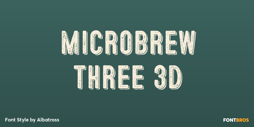 Microbrew Three 3D Poster