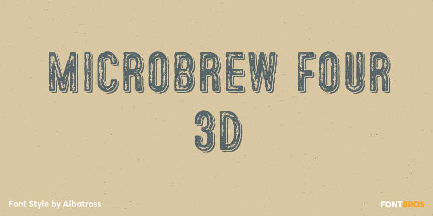 Microbrew Four 3D Poster
