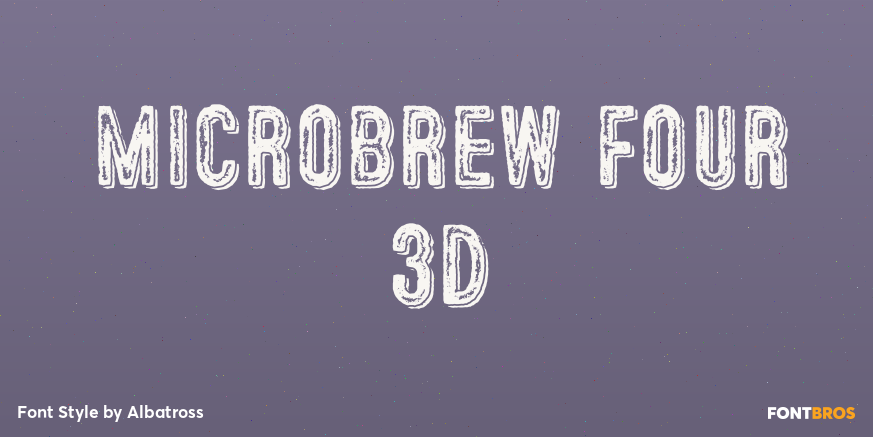 Microbrew Four 3D Poster