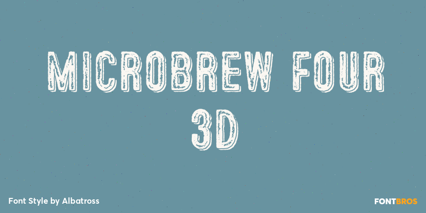 Microbrew Four 3D Poster