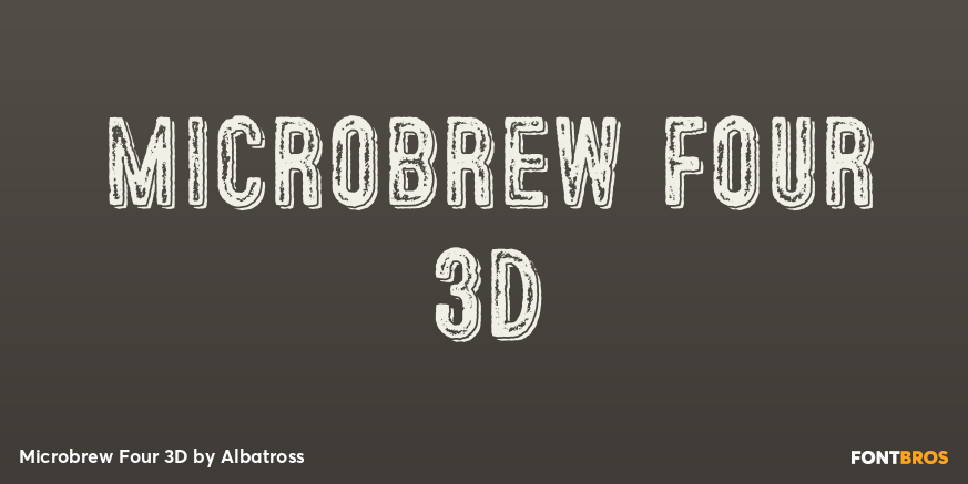 Microbrew Four 3D Poster