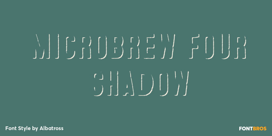 Microbrew Four Shadow Poster