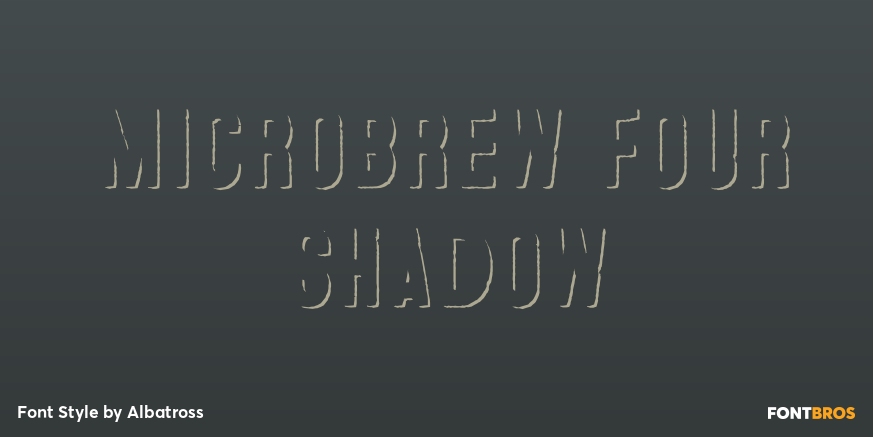 Microbrew Four Shadow Poster