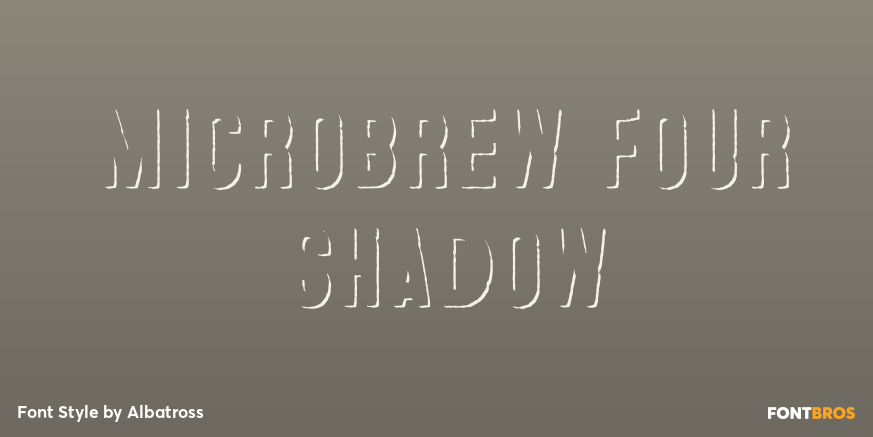 Microbrew Four Shadow Poster
