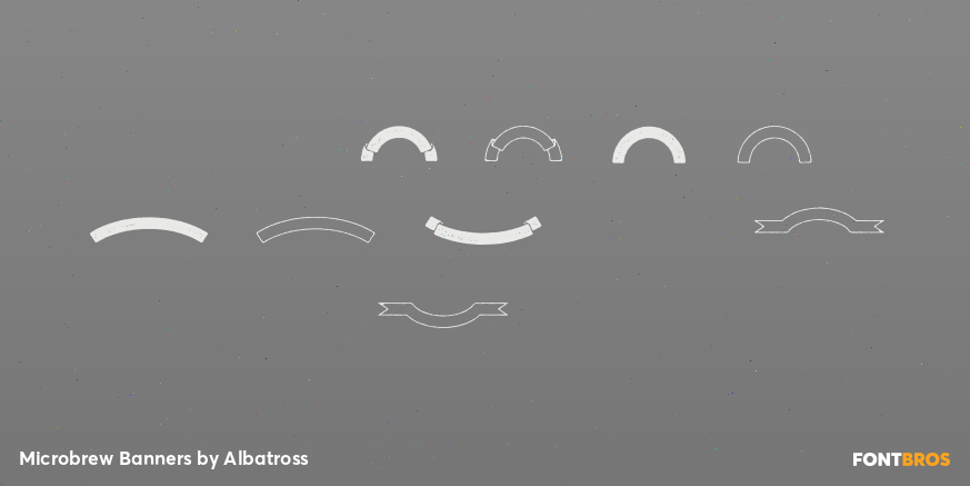 Microbrew Banners Font Poster #4