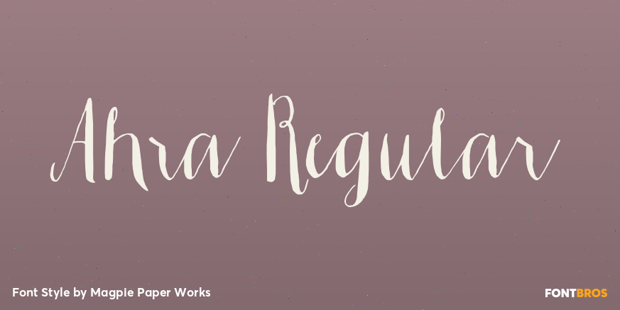 Ahra Regular Poster