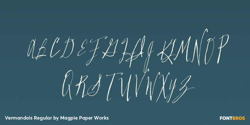 Vermandois Regular Font Poster #2