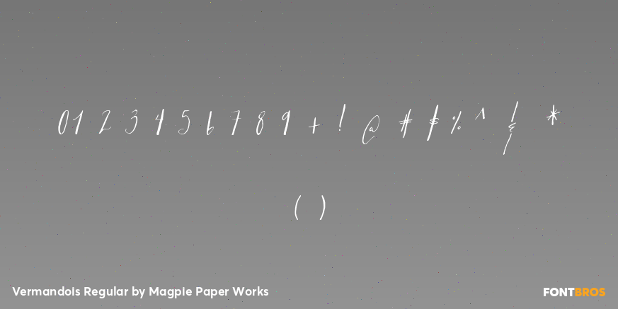 Vermandois Regular Font Poster #4