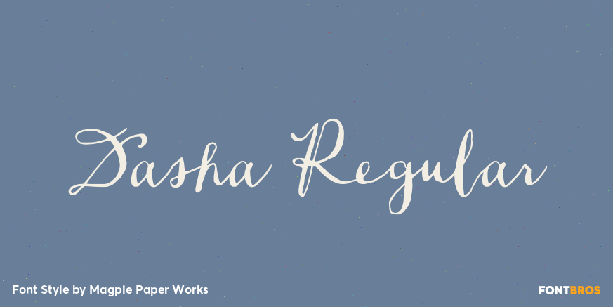 Dasha Regular Poster