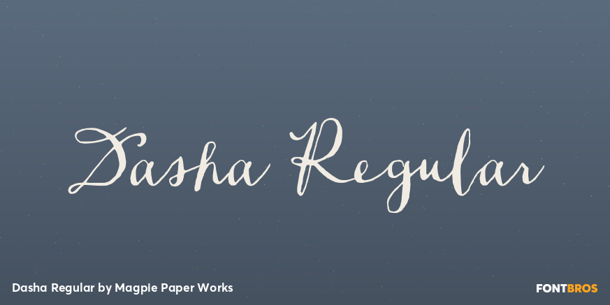 Dasha Regular Poster