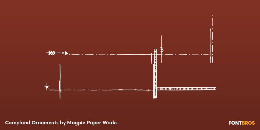Campland Ornaments Font Poster #1
