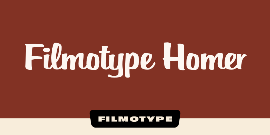 Filmotype Homer Poster