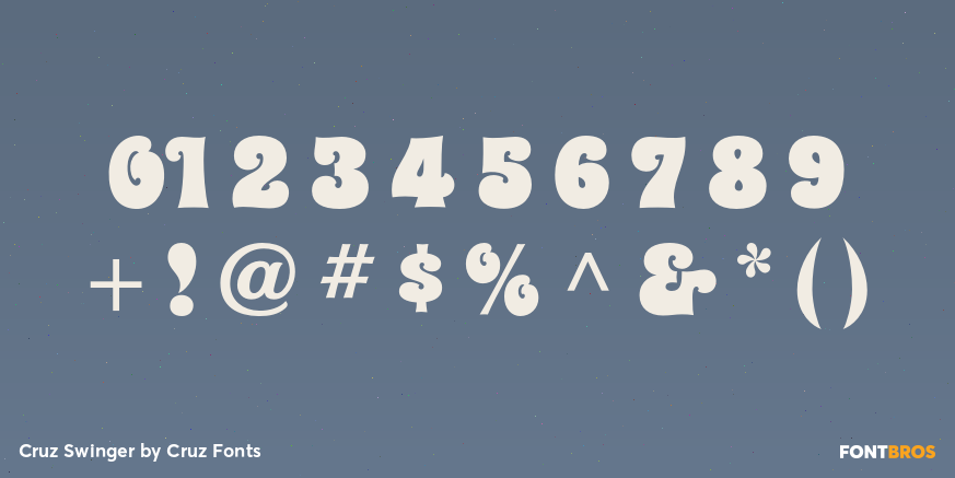Cruz Swinger Font Poster #4