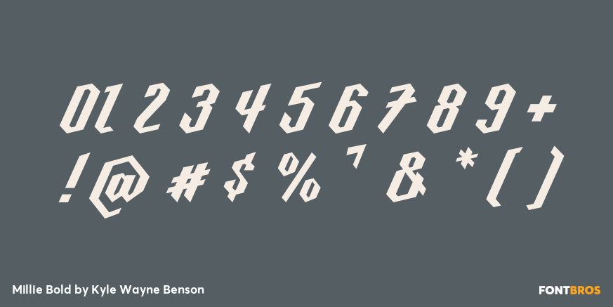 Millie Bold Font Poster #1