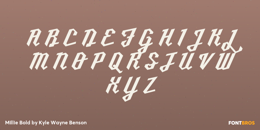 Millie Bold Font Poster #2