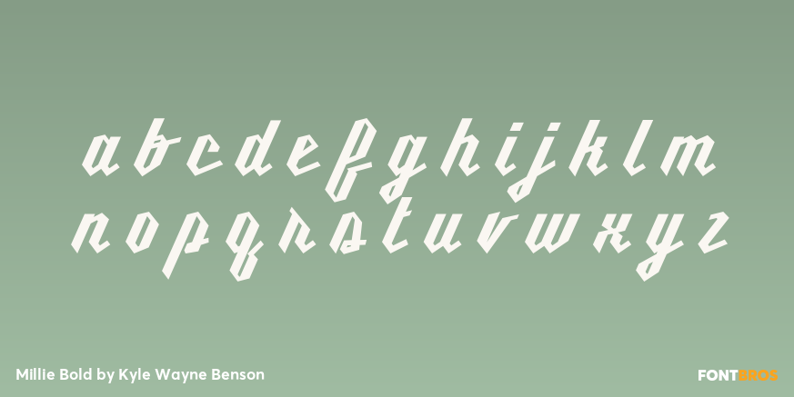 Millie Bold Font Poster #3