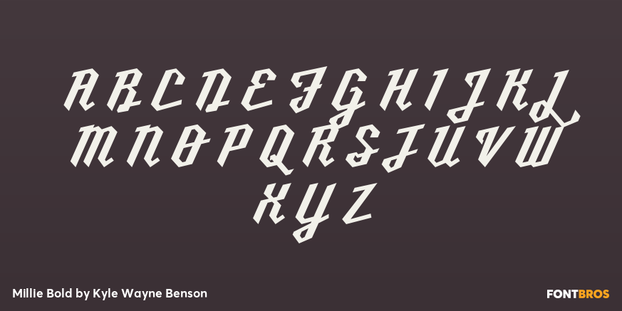 Millie Bold Font Poster #1