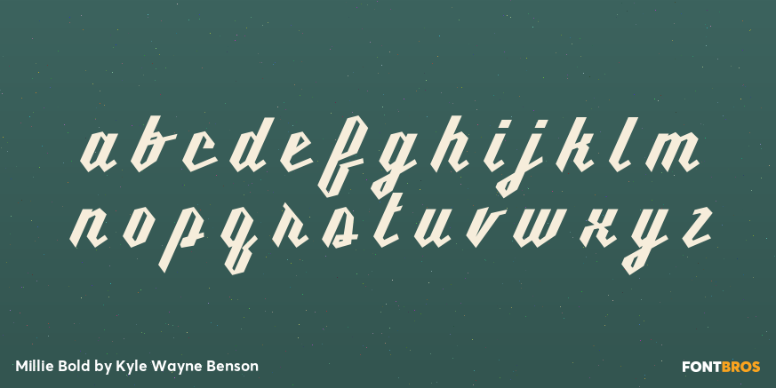 Millie Bold Font Poster #1