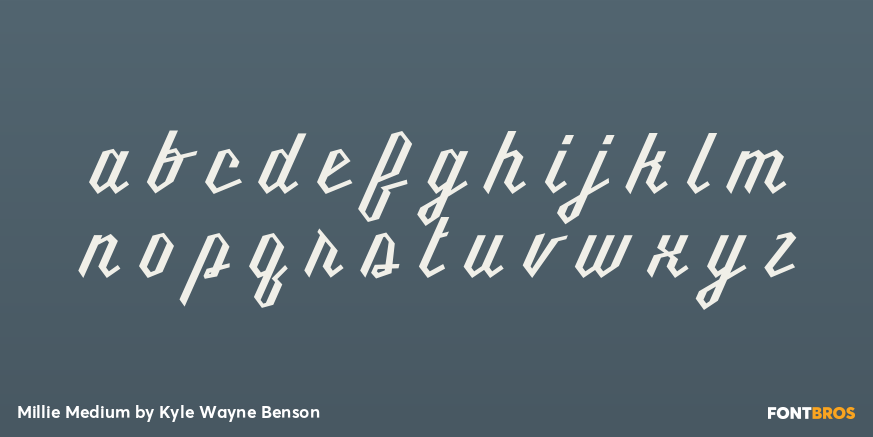 Millie Medium Font Poster #3