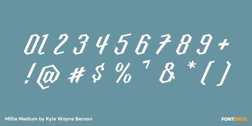 Millie Medium Font Poster #4