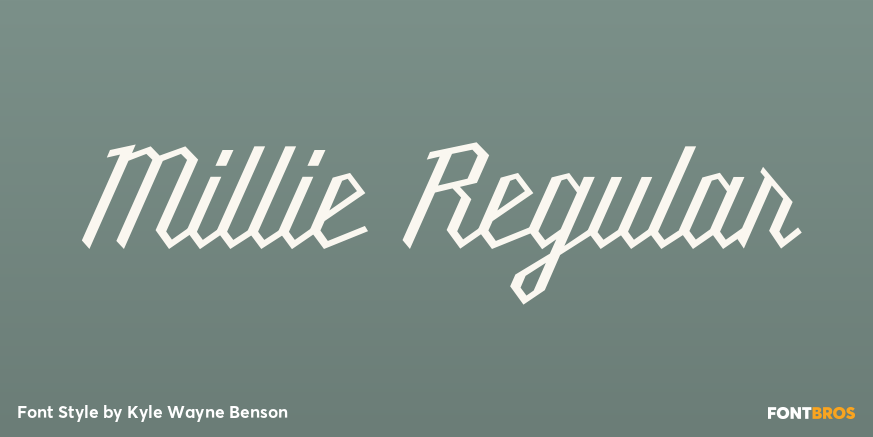 Millie Regular Font Poster #1