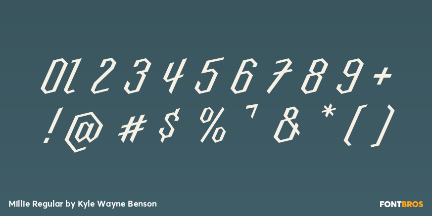 Millie Regular Font Poster #1