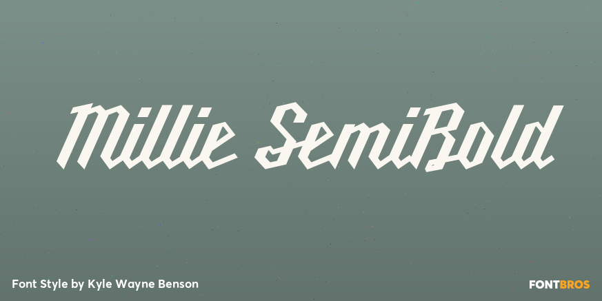 Millie SemiBold Poster