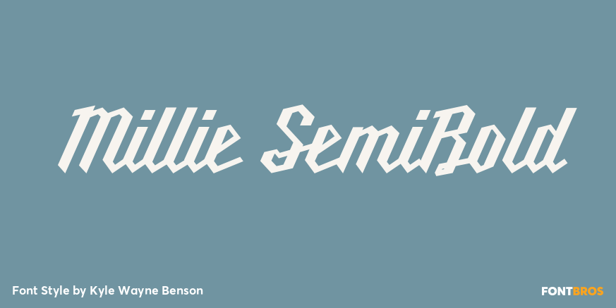 Millie SemiBold Poster