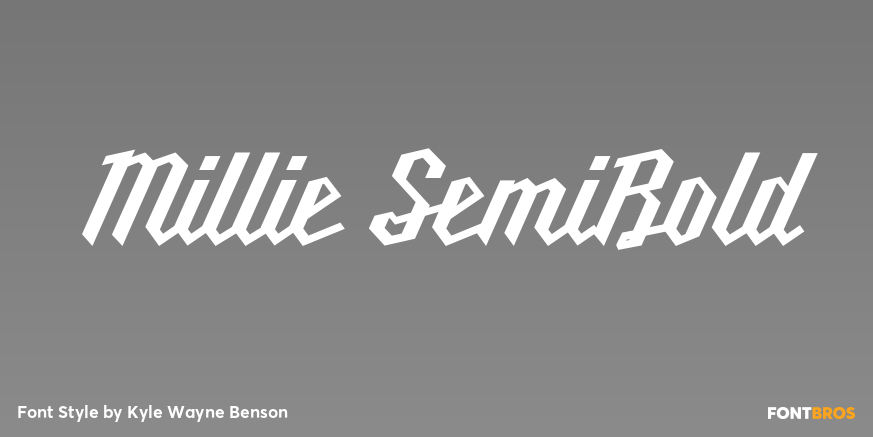 Millie SemiBold Poster