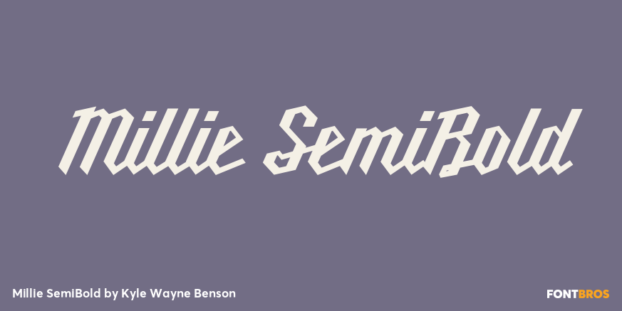 Millie SemiBold Poster