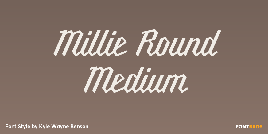 Millie Round Medium Poster