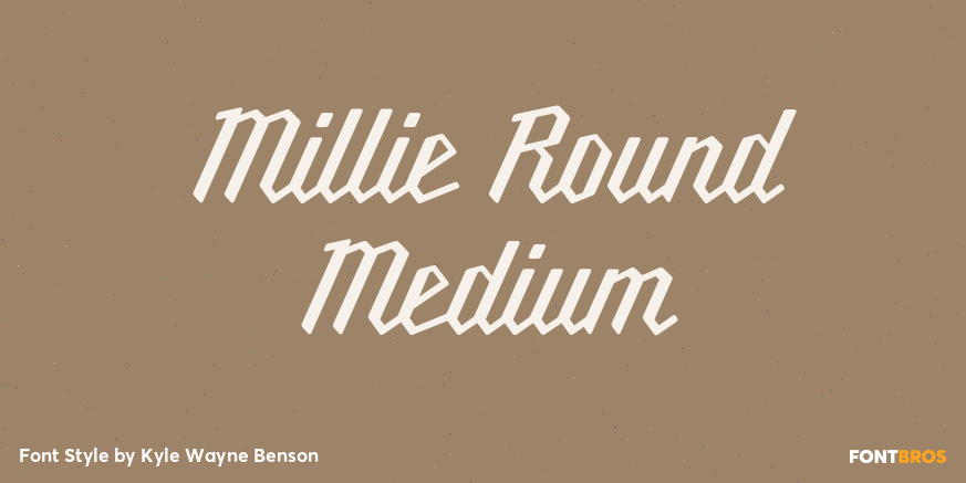 Millie Round Medium Poster