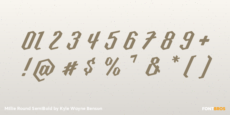 Millie Round SemiBold Font Poster #4
