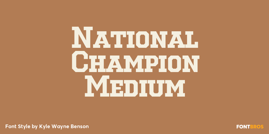 National Champion Medium Poster