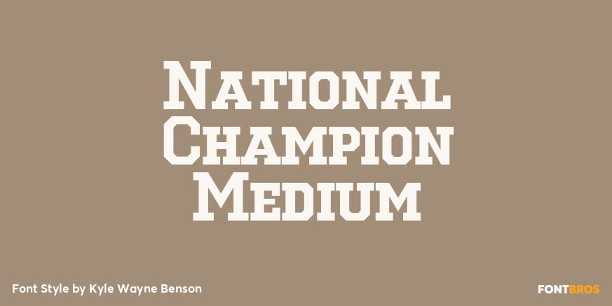 National Champion Medium Poster