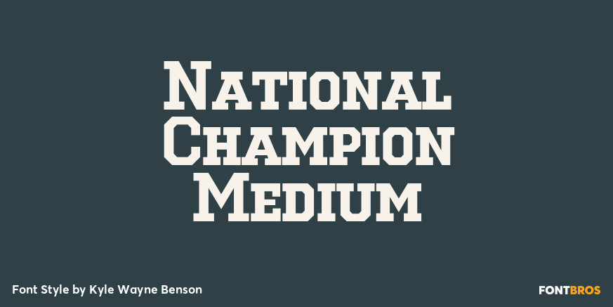 National Champion Medium Poster