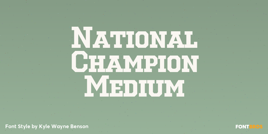 National Champion Medium Poster