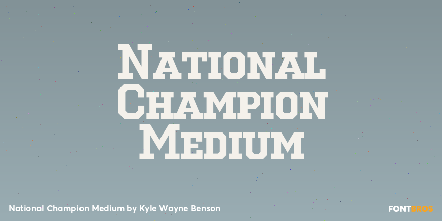 National Champion Medium Poster