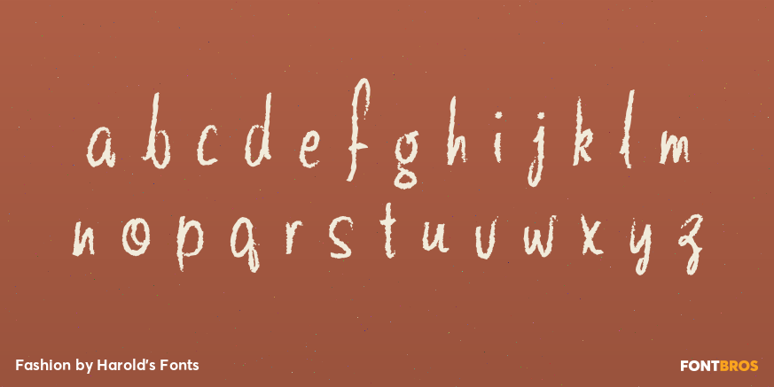 Fashion Font Poster #3