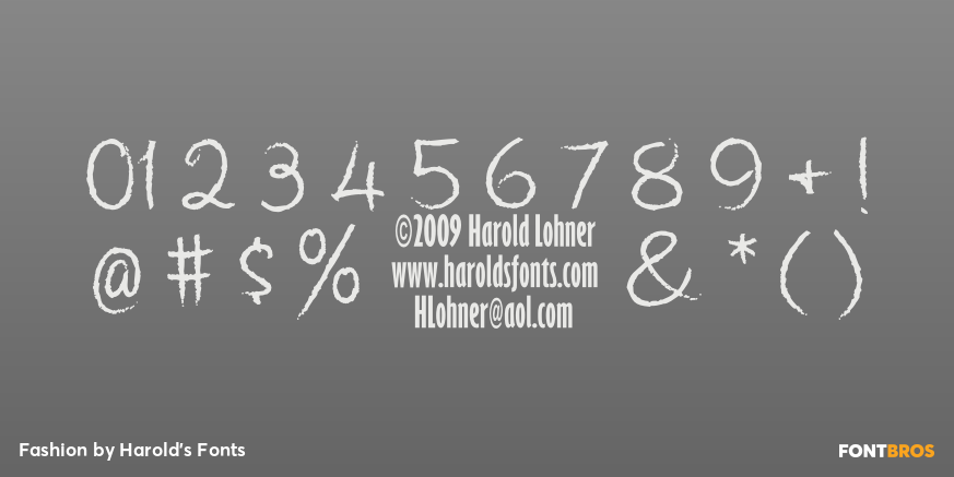 Fashion Font Poster #4