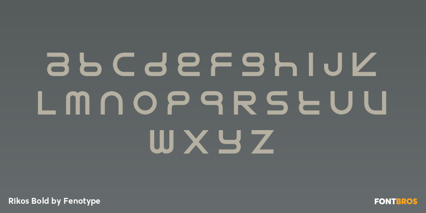 Rikos Bold Font Poster #3