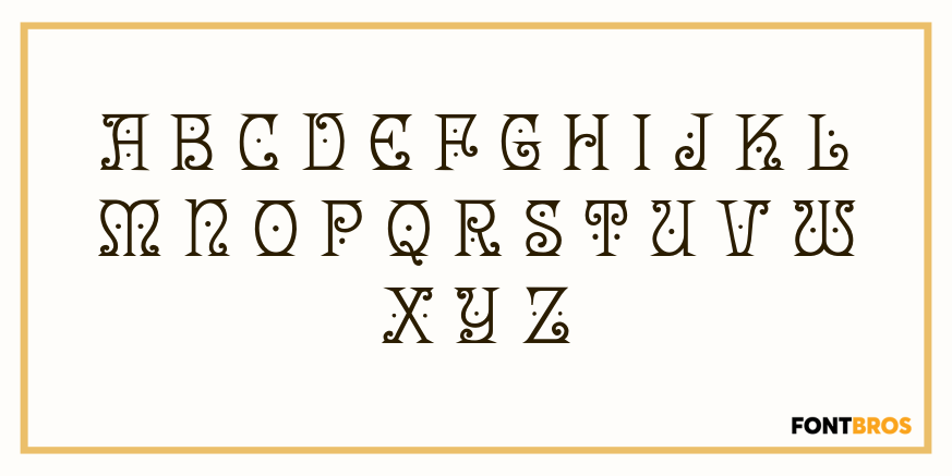 Angel Font Poster #2